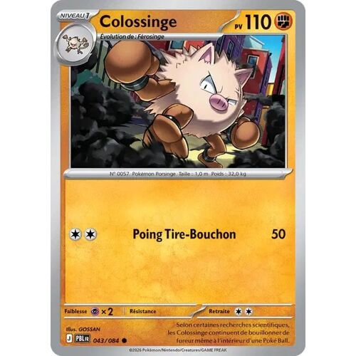 Carte Pokémon - Colossinge - 043/084 Me5 Nuit Noire