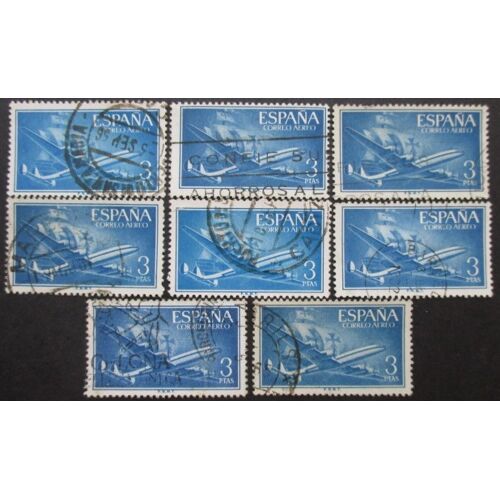 Espagne Poste Aérienne N°272 X 8 Oblitéré
