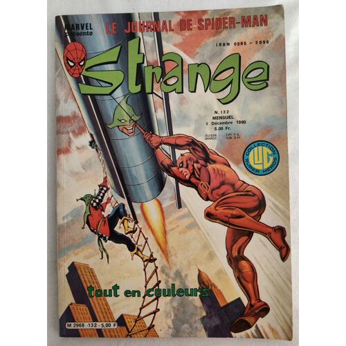 Strange N 132 - Le Journal De Spiderman - 5 Décembre 1980 - Marvel Lug