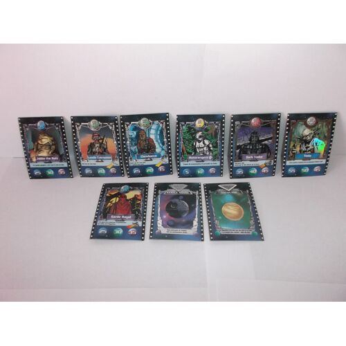 Lot De 9 Cartes De Collection / A Jouer « Le Défi Du Jedi » Des Biscuits Bn - Special Edition « La Trilogie Star Wars » - Vintage