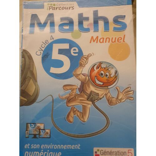 Maths, Manuel 5ème Cycle 4, Collection Iparcours