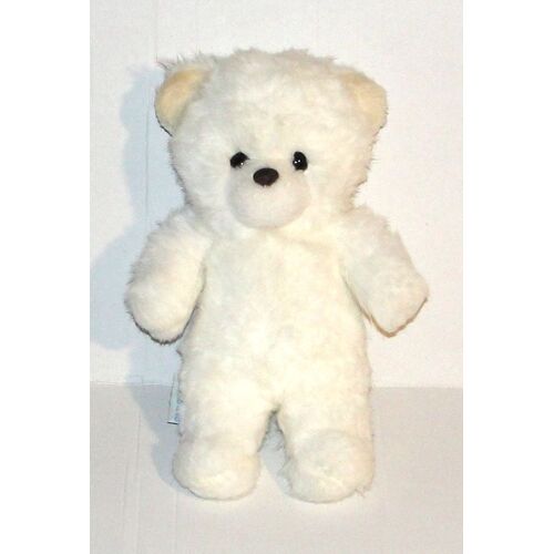 peluche ours crème blanc nounours doudou 28 cm