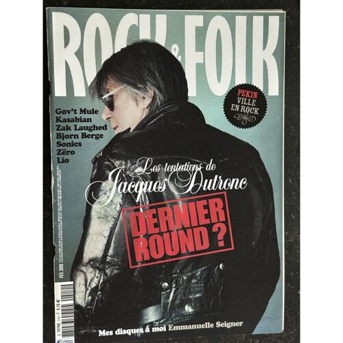 Rock & Folk 510 Jacques Dutronc Lio Gov't Mule Kasabian Zak Laughed Bjorn Berge Zëro