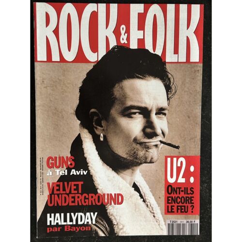 Rock & Folk 310 Juillet 1993 U2 Guns N'roses Solaar Johnny Hallyday Burning Spear Run Dmc Pierre La Police