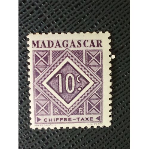 Timbre Madagascar Y T T 31 Chiffre-Taxe 1947 (090610 )