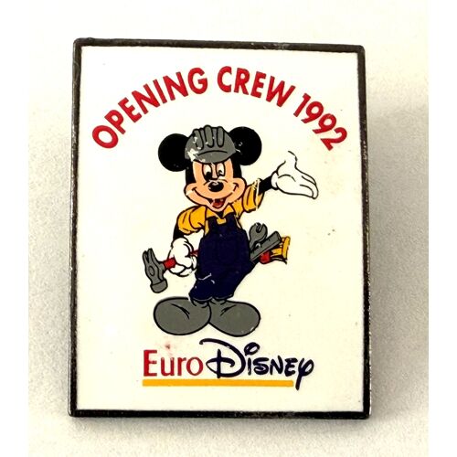 Pins Opening Creaw 1992 Eurodisney / Signé Disney