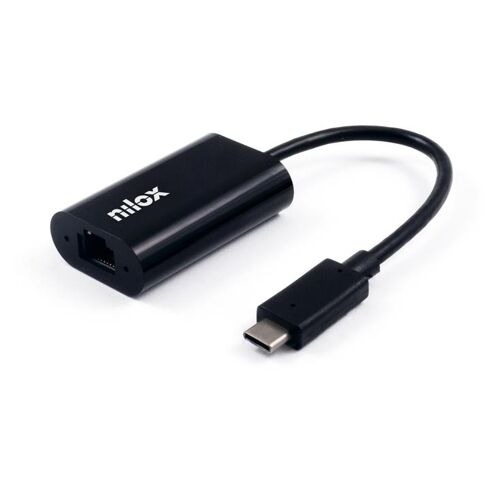Nilox ADATTATORE USB C - RJ45 M/H Interne Ethernet / WLAN 1000 Mbit/s