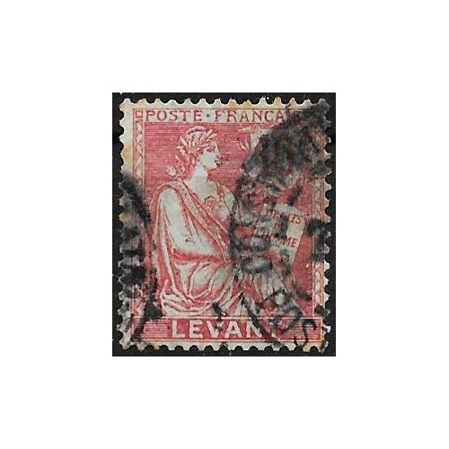 France 1902, Bureau Français Au Levant - Liban, Turquie, Égypte, Bel Exemplaire Yvert 15, Type Mouchon Retouché Libellé "Levant", 15c. Rouge Vermillon, Oblitéré Beau Cachet Rond De Constantinople, Tbe