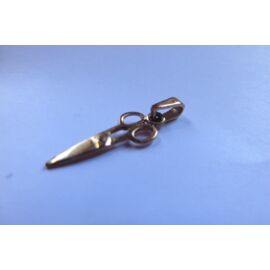 Pendentif Ciseaux En Plaqué Or