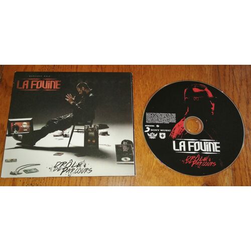 Album Cd La Fouine " Drôle E Parcours " 18 Titres De 2013 Retrouvez : Zaho , Youssoupha , Amel Bent , Corneille ,Mac Tyer, Boitier Édition Pochette Ouvrante Cardboard Sleeve Hip-Hop Pop Rap Sony Music