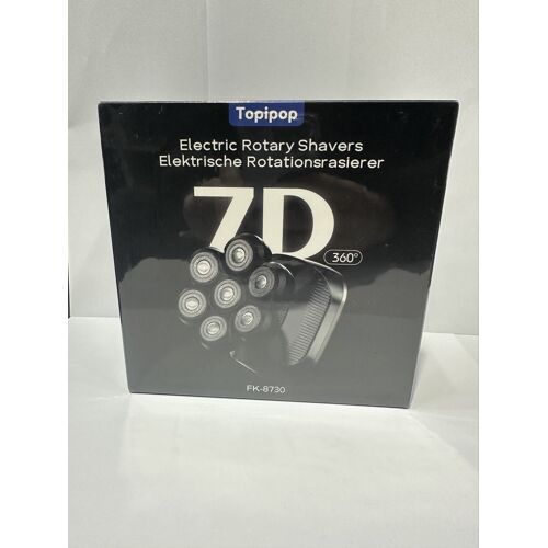 Rasoir Électrique Rotatif 7d Topipop Fk-8730 ¿ Têtes Flottantes 360°