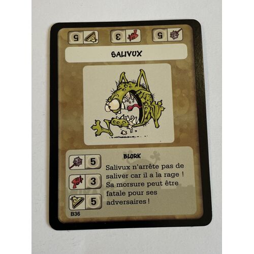 Kid Paddle : Blocks Attacks - Carte À Collectionner Et À Jouer - Carte Blocks : B36 - Salivux