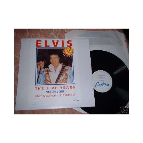 Elvis Presley The Live Years Vol.1 Coffret 3 Lp Box Set 3 Unreleased Las Vegas Shows 1971/74/75 !
