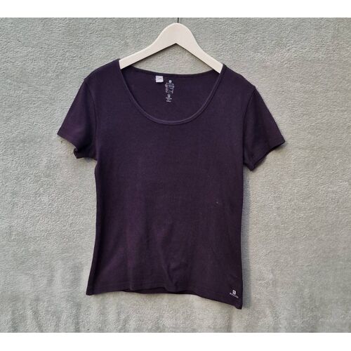 T-Shirt Noir Domyos Taille L, Très Bon État