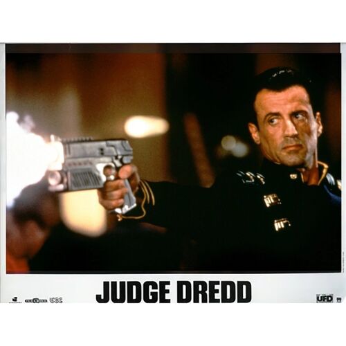 Judge Dredd: Jeu De 10 Photos D'Exploitation Cinématographique - Format 22,5x28,5 Cm - De Danny Cannon Avec Sylvester Stallone, Armand Assante, Max Von Sydow - 1995