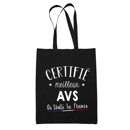 Tote bag AVS Homme certifié France | Idée Cadeau Sac cabas Bandoulière, Sac de Plage, Sac à Main | Imprimé en France