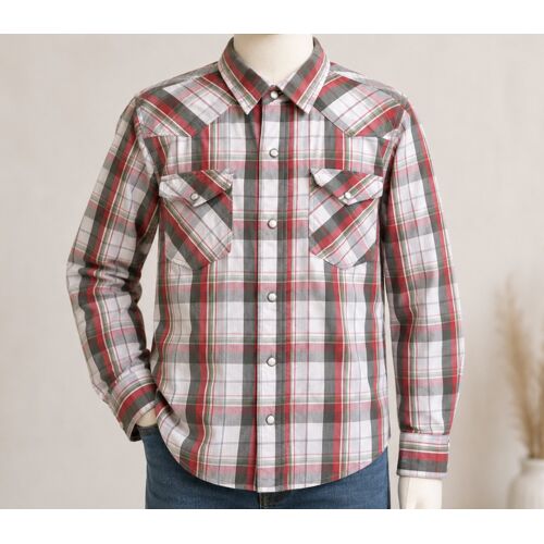 🤩 Chemise Zara Garçon 9/10 Ans (140 Cm) – Pur Coton – Style Western À Carreaux