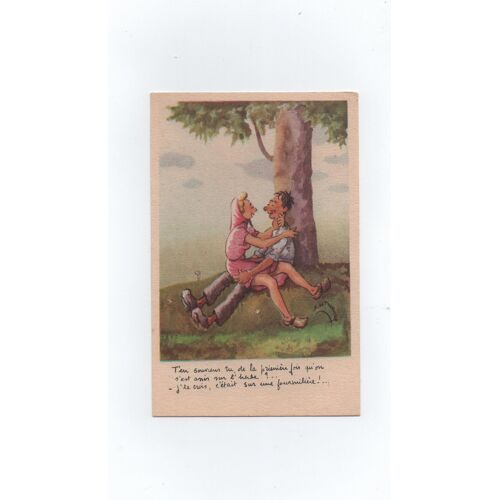 Carte Illustrateur,Années 50,Humour Coquin.
