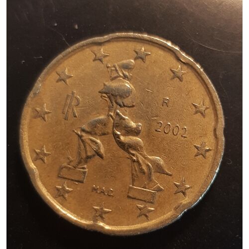 Piece 20 Centimes Euros Italie Umberto Boccocioni