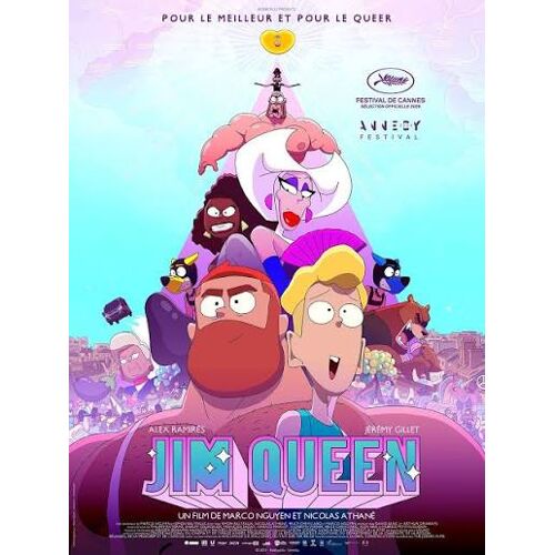 Jim Queen De Nicolas Athané Et Marco Nguyen - Affiche Originale Du Film Format 120 X 160 Cm