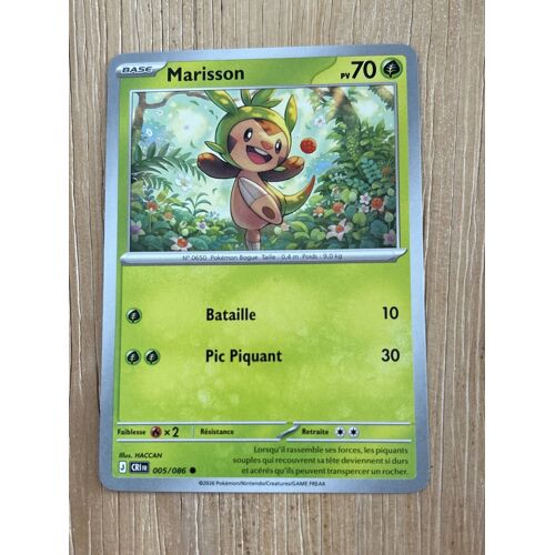 Carte Pokémon – Marisson – 005/086 – Commune