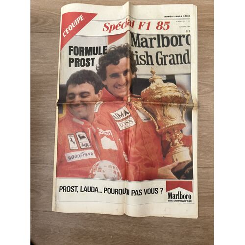 Formule Prost Spécial F1 85 L'Equipe Hors Serie
