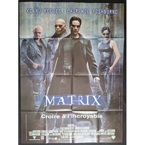 Matrix - The Matrix * Film Fantastique 1998 Les Frères Wachowski - Affiche De Cinéma Originale 120x160 Cm - French Movie Poster * Keanu Reeves ; Laurence Fishburne