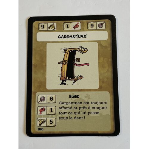 Kid Paddle : Blocks Attacks - Carte À Collectionner Et À Jouer - Carte Blocks : B86 - Gargantuax