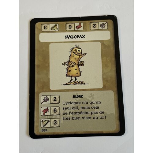 Kid Paddle : Blocks Attacks - Carte À Collectionner Et À Jouer - Carte Blocks : B87 - Cyclopax