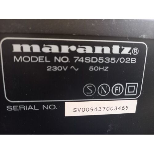 DOUBLE PLATINE CASSETTE "MARANTZ"