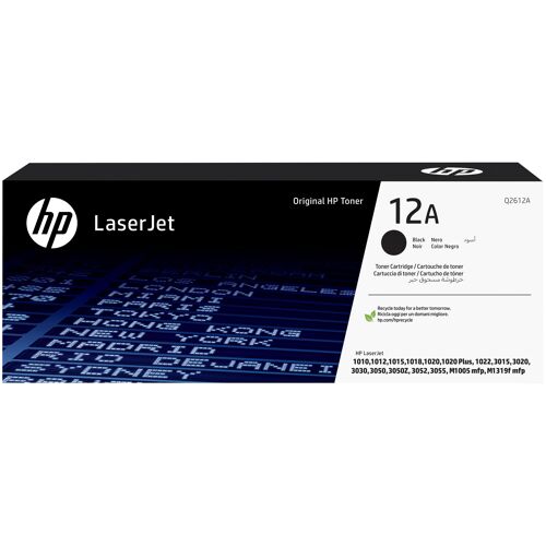 HP 12A toner LaserJet noir authentique