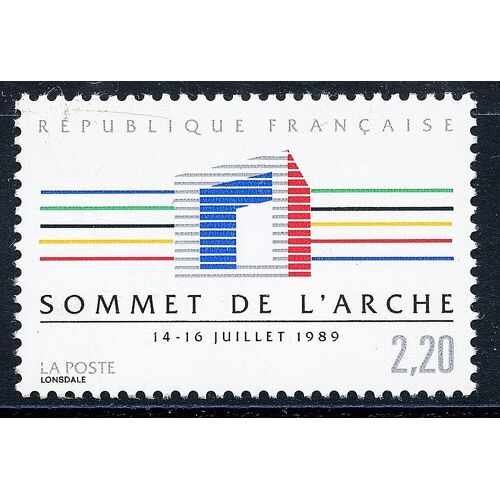 Sommet Des Pays Industrialisés À L'Arche De La Défense À Paris Année 1989 N° 2600 Yvert Et Tellier Luxe