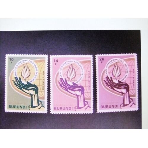 49 Burundi 1965 / Anne Internationale Des Droits De L'homme / Yvert Pa 104 / 106 ** Mnh