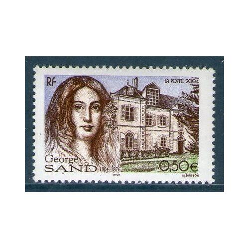 Bicentenaire De La Naissance De L'Écrivain George Sand Année 2004 N° 3645 Yvert Et Tellier Luxe