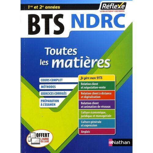 Bts Ndrc 1re Et 2e Années - Toutes Les Matières