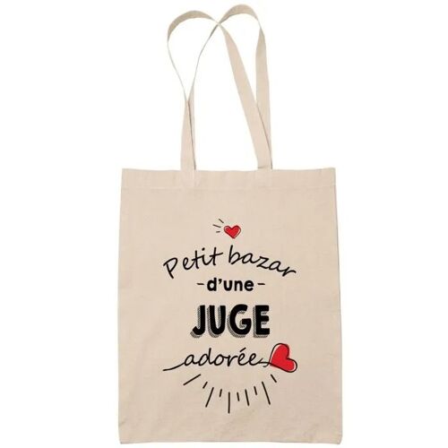 Tote bag Juge adorée femme | Idée Cadeau Sac cabas Bandoulière, Sac de Plage | Imprimé en France