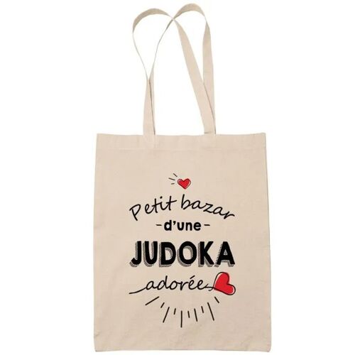 Tote bag Judoka adorée femme | Idée Cadeau Sac cabas Bandoulière, Sac de Plage | Imprimé en France