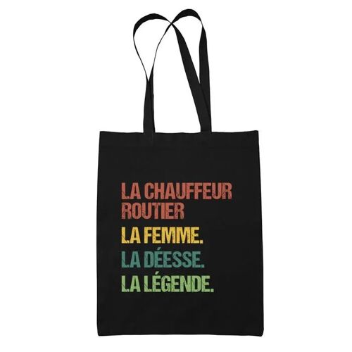 Tote bag La chauffeur routier Déesse Légende Vintage | Idée Cadeau Sac cabas Bandoulière, Sac de Plage, Sac à Main Femme | Imprimé