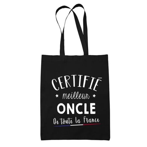 Tote bag Oncle Homme certifié France | Idée Cadeau Sac cabas Bandoulière, Sac de Plage, Sac à Main | Imprimé en France