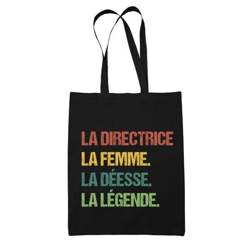Tote bag La directrice Déesse Légende Vintage | Idée Cadeau Sac cabas Bandoulière, Sac de Plage, Sac à Main Femme | Imprimé en