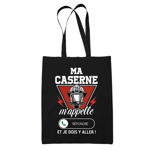 Tote bag Caserne m'appelle | Idée Cadeau Sac cabas Bandoulière, Sac de Plage, Sac à Main Femme | Imprimé en France
