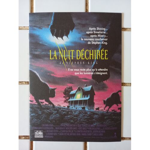 Dossier De Presse Cinéma La Nuit Déchirée ( Stephen King )