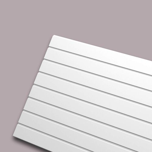 3d panneau mural NMC LATTE S 2600 WALLSTYL Noel Marquet Lambris mural Panneau acoustique Élément décoratif Cimaise Moulure en stuc Moulure décorative design moderne blanc 2,6 m