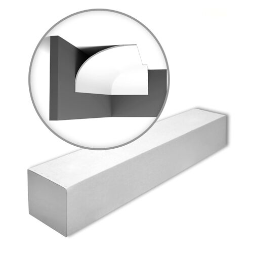 Orac Decor C994-box INFITINY 1 carton 8 pièces Corniche Moulure de plafond design moderne | 16 m