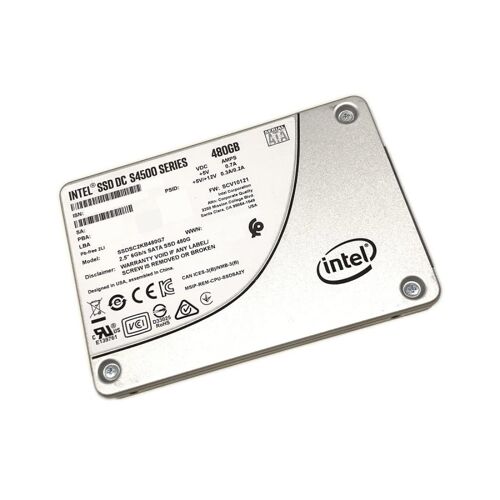 SSD 480Go 2.5" Intel DC S4500 Series SSDSC2KB480G7 SATA III 6Gb/s