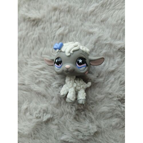 Littlest Pet Shop (LPS) - Agneau Mouton gris #1245 - Hasbro 2009