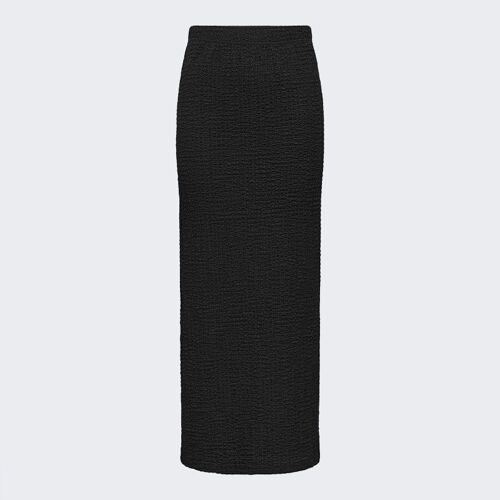 Jupe Tube Tissu Texturé Longue Taille Élastique Femme Jdy