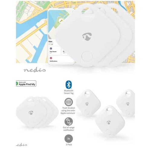 Trackers Traceurs Par 3 Bluetooth 4.0 Gps Type Airtag Compatible Avec Apple Find My App