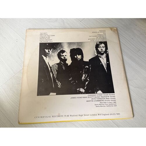 Vinyle 33t Pretenders - One Night Stand - Live 1980