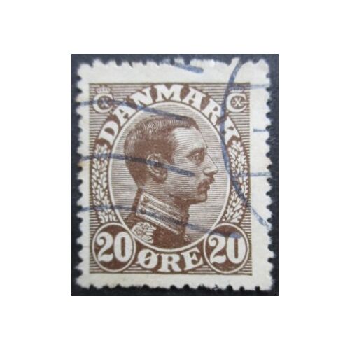 Danemark N°137 Christian 10 Oblitéré